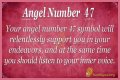 
ANGEL NUMBER 47
