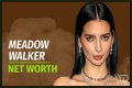 Meadow Walker Net Worth: Check Her Worth?