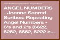 
Repeating Angel Numbers - 8's and 2's  (8822, 8282, 88822 etc)
